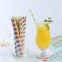 Kraft paper straw